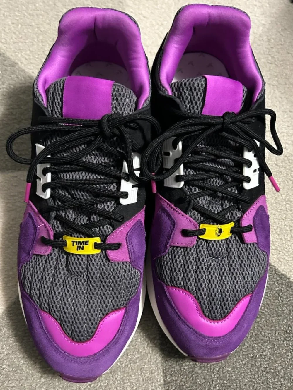 Adidas X Ninja ZX Torsion 'Time In-Glory Purple' Mesh/Suede Sneakers Men's 10.5